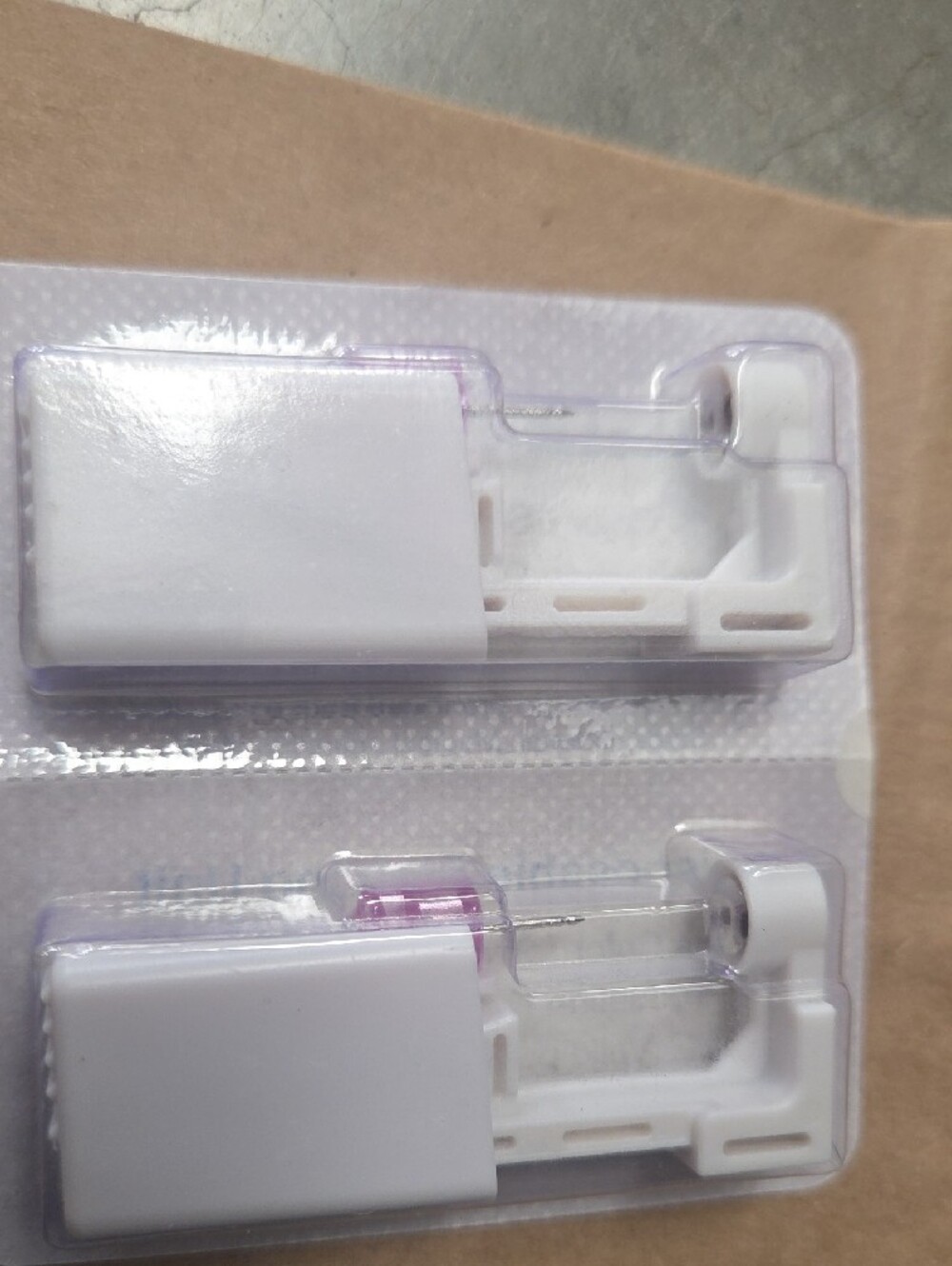 Disposable Piercing Unit - White (2-pack) - Picture 2 of 4